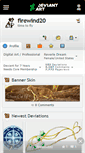 Mobile Screenshot of firewind20.deviantart.com