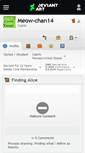 Mobile Screenshot of meow-chan14.deviantart.com