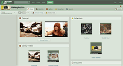 Desktop Screenshot of makeaphoto.deviantart.com