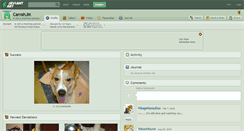 Desktop Screenshot of carrahjm.deviantart.com