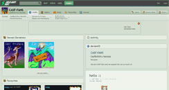 Desktop Screenshot of casf-fans.deviantart.com