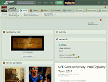 Tablet Screenshot of loliiiza.deviantart.com