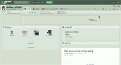 Desktop Screenshot of feathers-of-light.deviantart.com