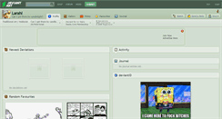 Desktop Screenshot of larahl.deviantart.com