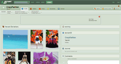 Desktop Screenshot of crazyfashion.deviantart.com