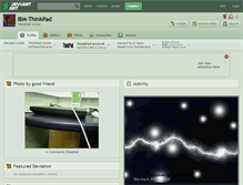 Tablet Screenshot of ibm-thinkpad.deviantart.com