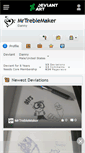 Mobile Screenshot of mrtreblemaker.deviantart.com