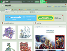 Tablet Screenshot of algenubi.deviantart.com