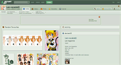 Desktop Screenshot of len-vocaloid2.deviantart.com