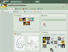 Tablet Screenshot of chadthecartoonnutfan.deviantart.com