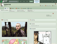 Tablet Screenshot of doom1945.deviantart.com