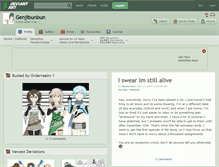 Tablet Screenshot of genjibunbun.deviantart.com