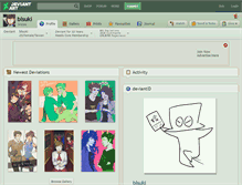 Tablet Screenshot of blsuki.deviantart.com