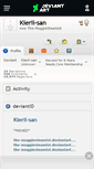 Mobile Screenshot of kierii-san.deviantart.com