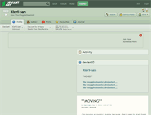 Tablet Screenshot of kierii-san.deviantart.com