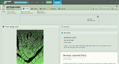 Desktop Screenshot of ani-freak-artist.deviantart.com