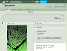 Tablet Screenshot of ani-freak-artist.deviantart.com