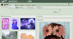 Desktop Screenshot of mewball.deviantart.com