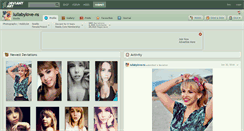 Desktop Screenshot of lullabylove-ns.deviantart.com
