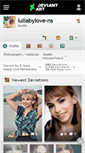 Mobile Screenshot of lullabylove-ns.deviantart.com