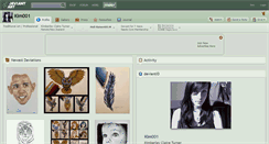 Desktop Screenshot of kim001.deviantart.com