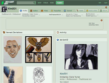 Tablet Screenshot of kim001.deviantart.com