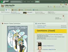 Tablet Screenshot of little-imp-rin.deviantart.com