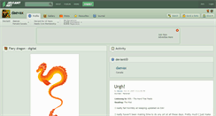 Desktop Screenshot of daevax.deviantart.com