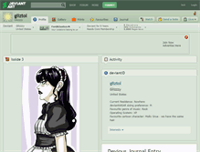 Tablet Screenshot of gliztol.deviantart.com