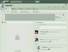 Tablet Screenshot of omgsoldier.deviantart.com