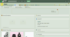 Desktop Screenshot of mysex.deviantart.com