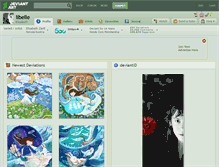 Tablet Screenshot of libelle.deviantart.com