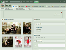 Tablet Screenshot of chan-art.deviantart.com