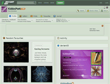 Tablet Screenshot of kiddospoet.deviantart.com