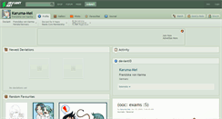 Desktop Screenshot of karuma-mei.deviantart.com