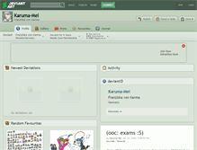 Tablet Screenshot of karuma-mei.deviantart.com