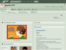 Tablet Screenshot of gooseberry007.deviantart.com