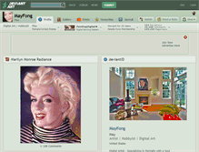 Tablet Screenshot of mayfong.deviantart.com