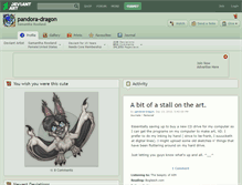 Tablet Screenshot of pandora-dragon.deviantart.com