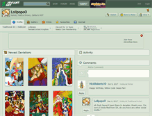 Tablet Screenshot of lolipopoo.deviantart.com