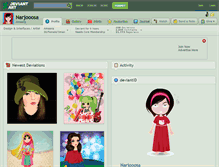 Tablet Screenshot of narjooosa.deviantart.com