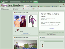 Tablet Screenshot of kamui-gakupo-fans.deviantart.com