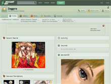 Tablet Screenshot of daggera.deviantart.com