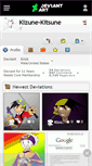 Mobile Screenshot of kizune-kitsune.deviantart.com