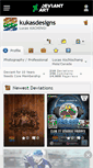 Mobile Screenshot of kukasdesigns.deviantart.com