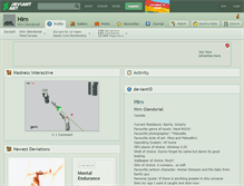 Tablet Screenshot of hirn.deviantart.com
