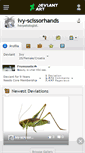 Mobile Screenshot of ivy-scissorhands.deviantart.com