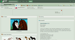 Desktop Screenshot of desertshadow112.deviantart.com
