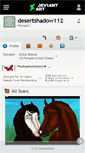 Mobile Screenshot of desertshadow112.deviantart.com