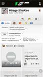 Mobile Screenshot of mirage-shinkiro.deviantart.com